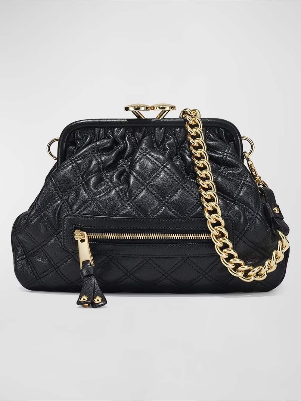 Vintage MARC JACOBS
Re-edition Quilted Leather Little Stam Bag In Black